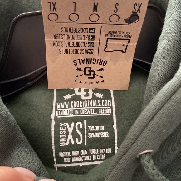 NWT! PACIFIC NORTHWEST Heavyweight Oversized Boundary Line Hoodie - XS Unisex - Picture 10 of 11